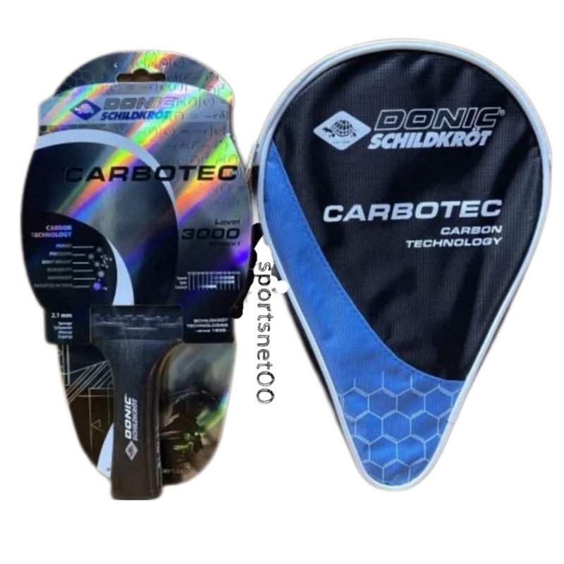 Bat Donic Carbotec  3000 / Bet Tenis Meja Pingpong Asli