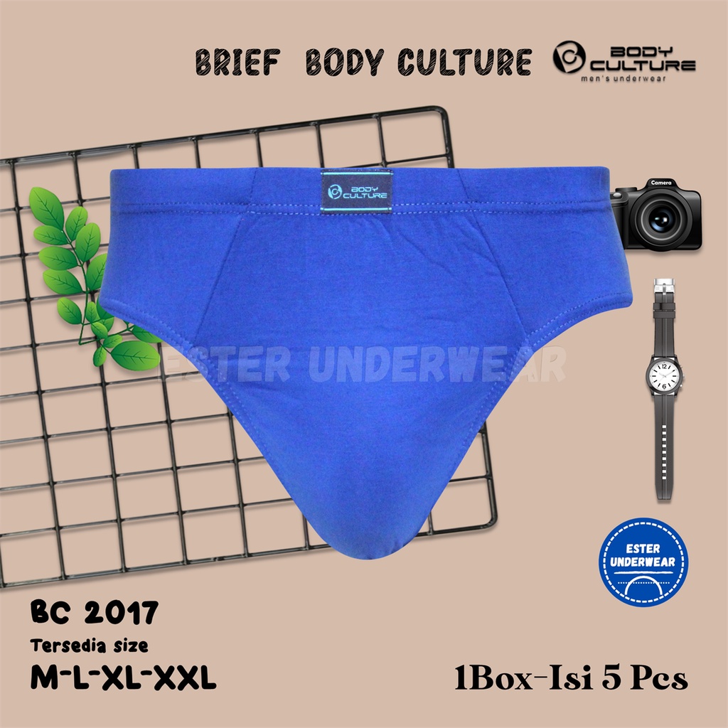 Body Culture Celana Dalam Pria BC 2017 1Box Isi 5Pcs