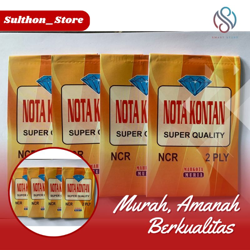 

Nota Kontan 2 Ply, Nota NCR, Nota Kecil (Atas Cetak, Bawah Polos)