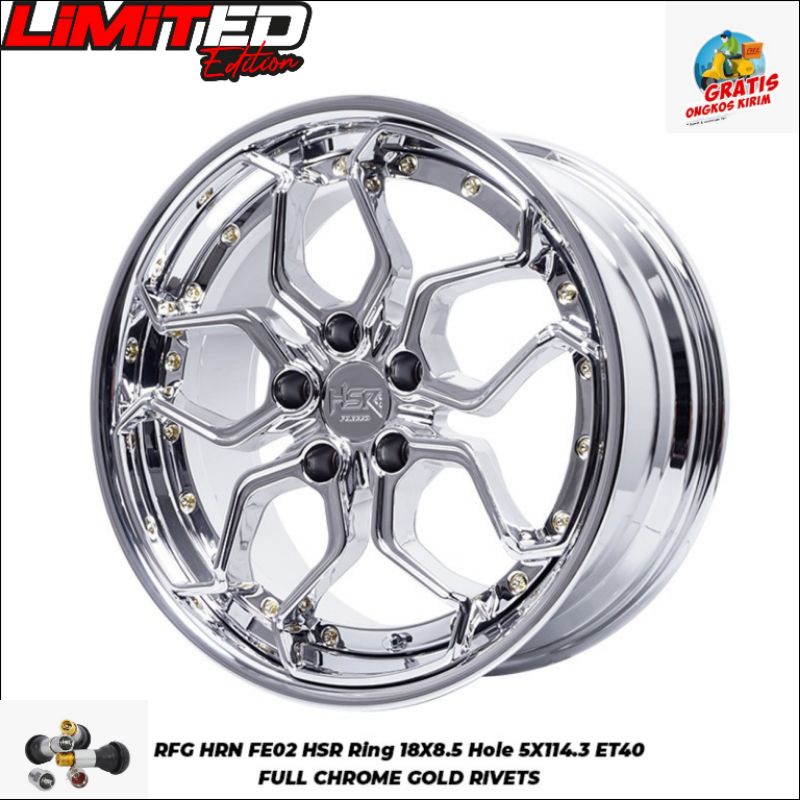 VELG MOBIL HSR R18 VELG MOBIL HSR FORGED HRN F02 VELG MOBIL ORI GINAL VELEK MOBIL RING 18