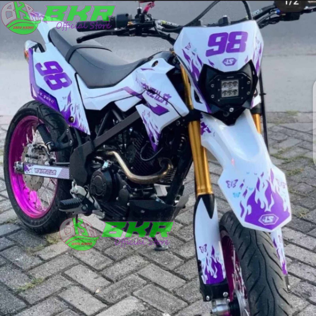 DECAL KLX LAMA || DECAL KLX 150 BF,KLX GORDON ,KLX OLD,KLX S 150 LAMA,KLX BF SUPERMOTO,Klx s, FULL B