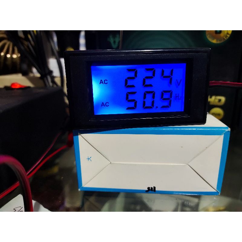 digital meter AC volt + Hz (standard soundsystem)