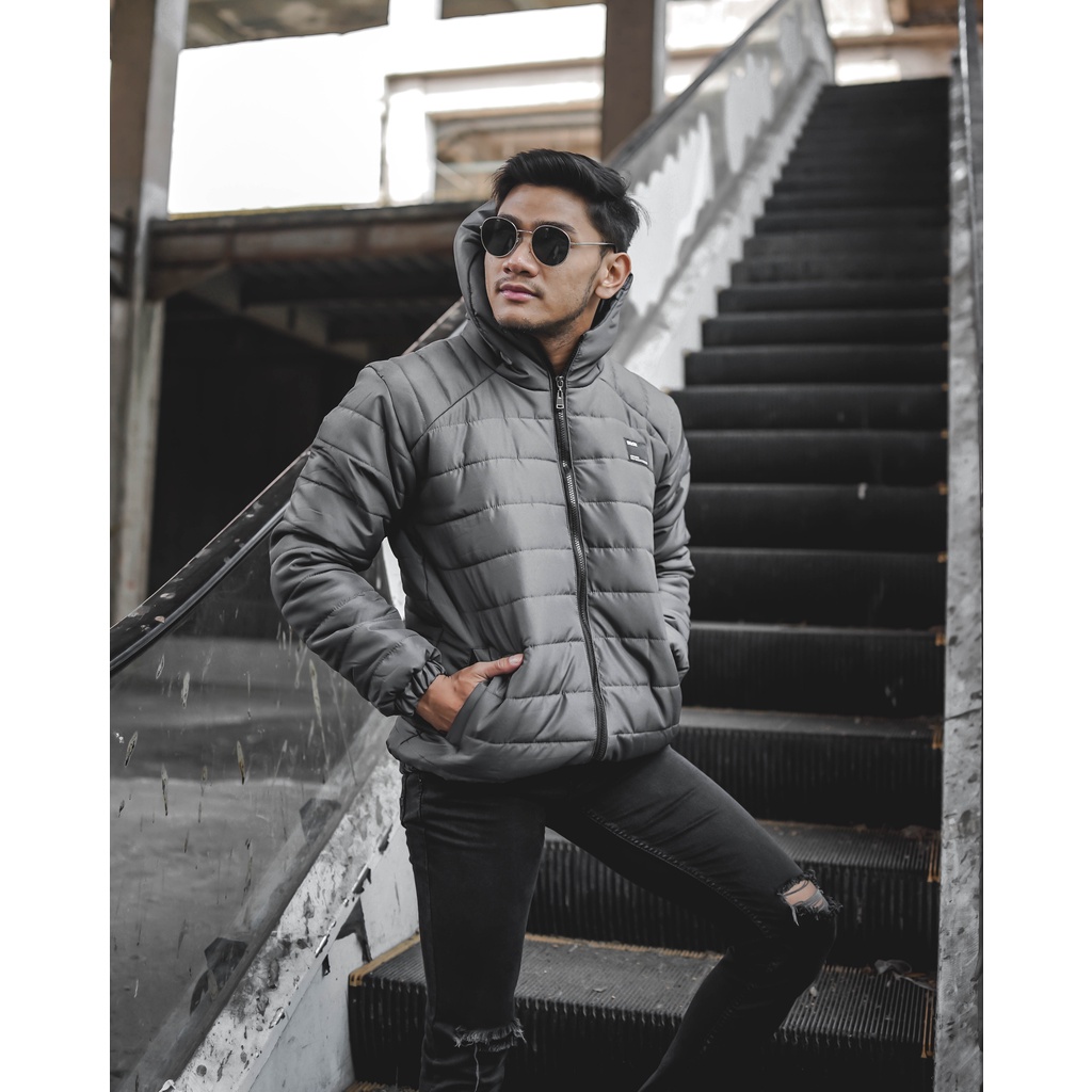 Jaket Pria Tebal Windbreaker Touring Sunmori Motor Vespa PUFFER Warna BGSR
