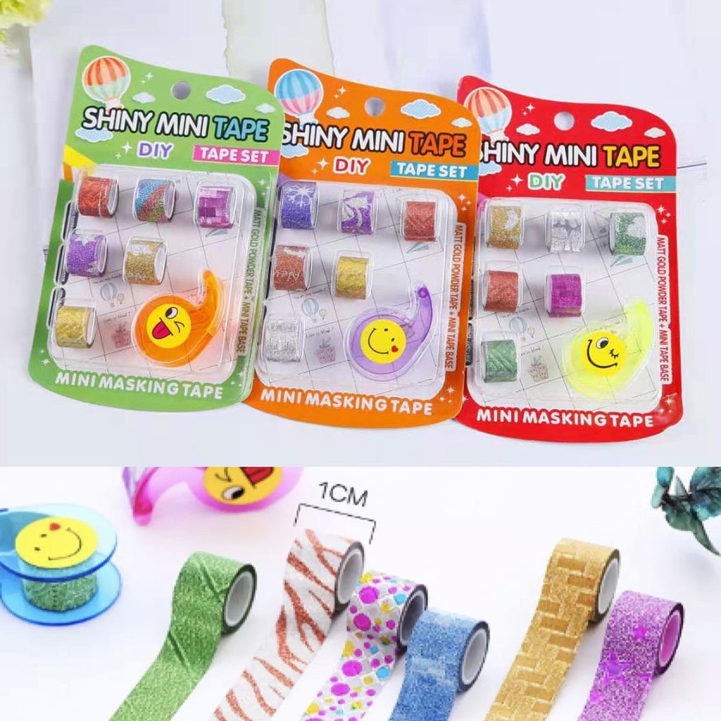 

STIPA Set Isolasi Motif Karakter Mainan ATK Decor Set Alat Dekor Kerajinan Edukasi Anak Stationery Art