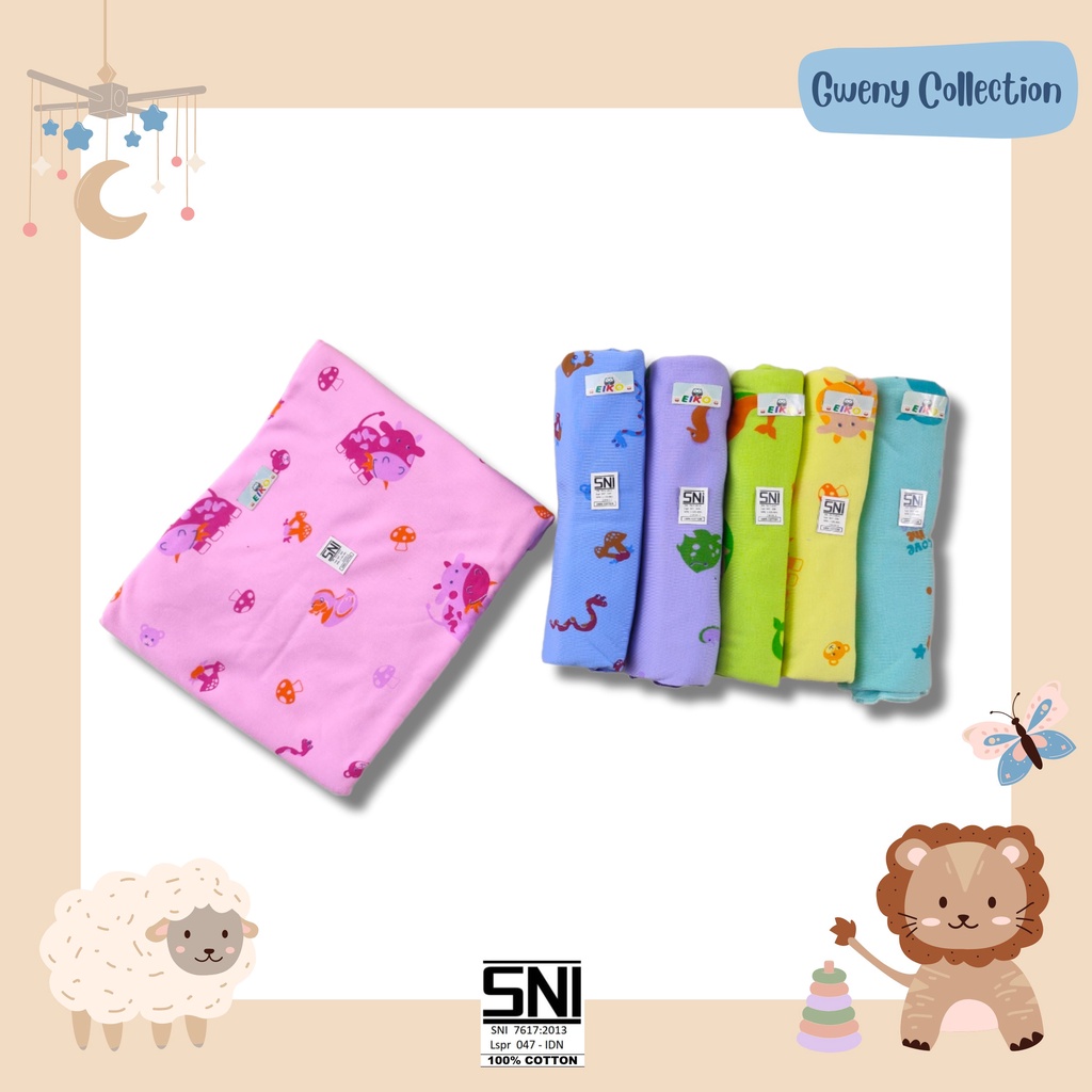 TERMURAH!! BEDONG BAYI NEWBORN BEDONG ANAK WARNA RAINBOW MOTIF (95x100 cm)