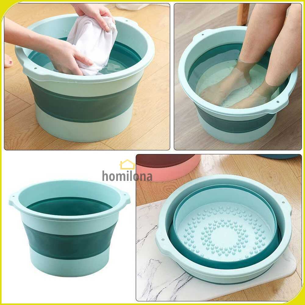 Peasy Baskom Ember Lipat Portabel Foldable Multifunction Water Bucket - F664