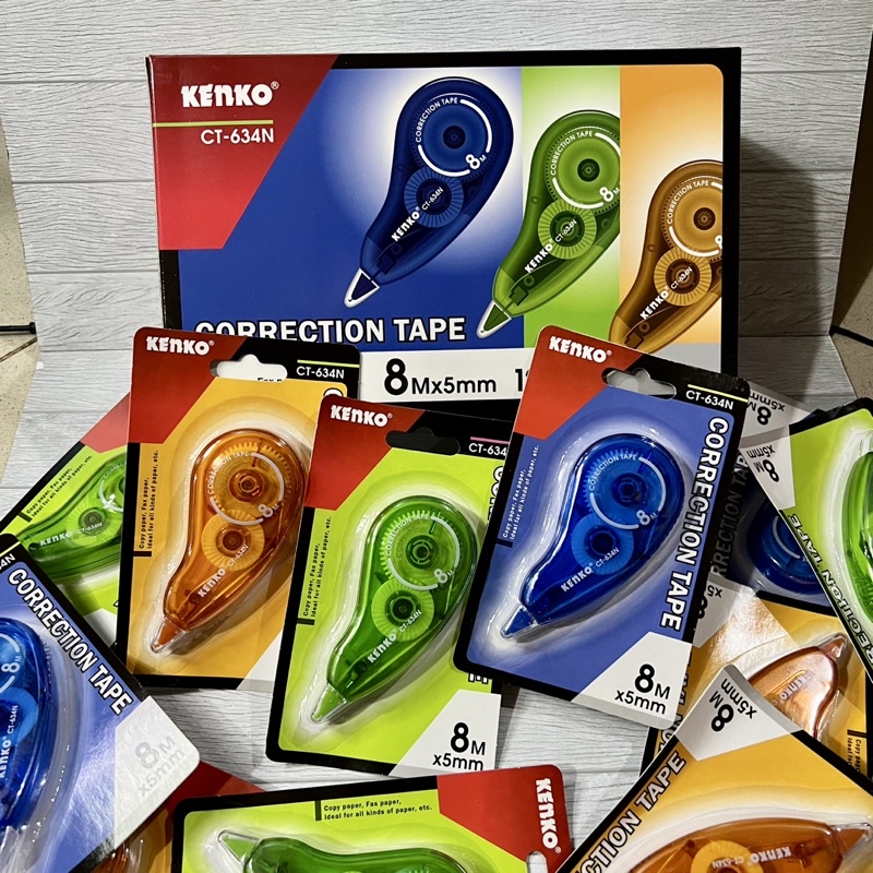 

CTShopID Tip-Ex Kertas Kenko 634N Uk 8meter