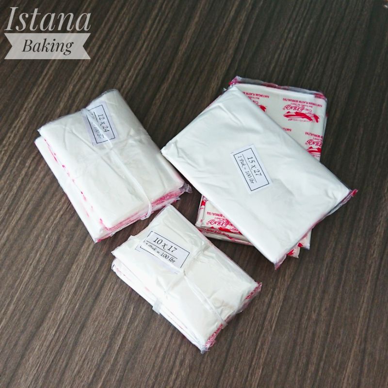 Istana Baking Kantongan Plastik Buram Berkualitas Cap JET Plastik Es Plastik Tebal Murah Laris