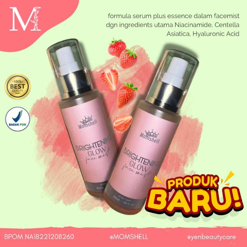 [ready siap kirim] FACEMIST BY MOMSHELL [BPOM BISA COD]