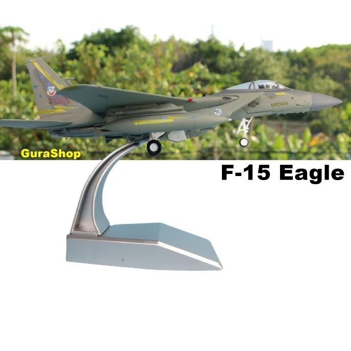Diecast F-15 Eagle 1/100 Pesawat tempur ---MURAH---