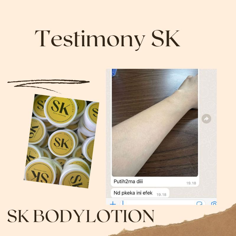 Body Lotion pemutih SK Whitening