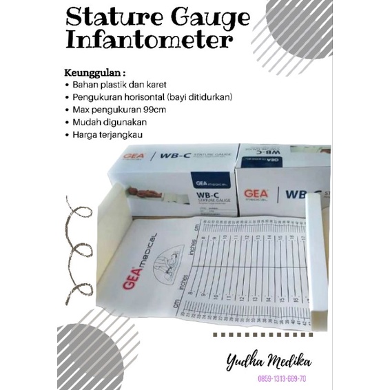 staturemeter/infantometer