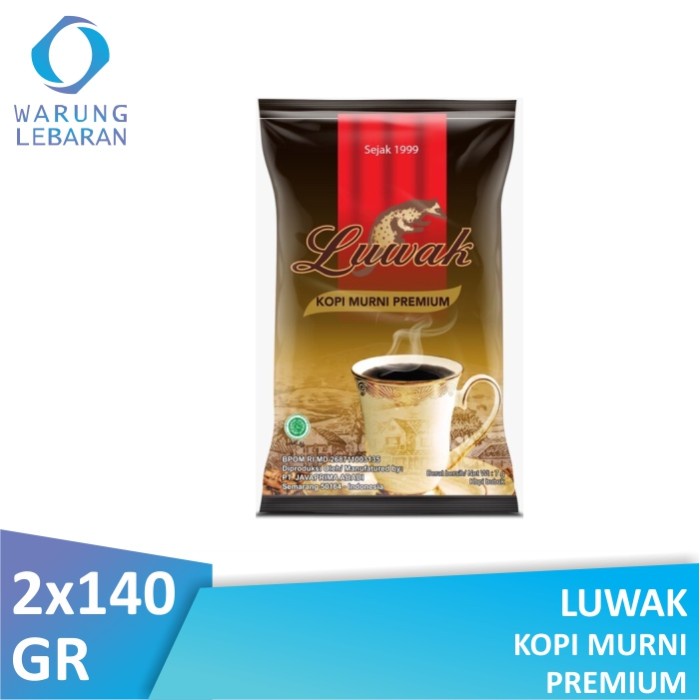 

Luwak Kopi Murni Premium Bag 120gr (Isi 2 Pcs)