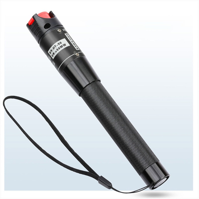 Zzz Fiber Optical Cable Tester VFL-Pen Cahaya Merah 50KM 50mW Visual Fault Locator Untuk Jaringan-Uji Kabel SC/ST/FC Interfac