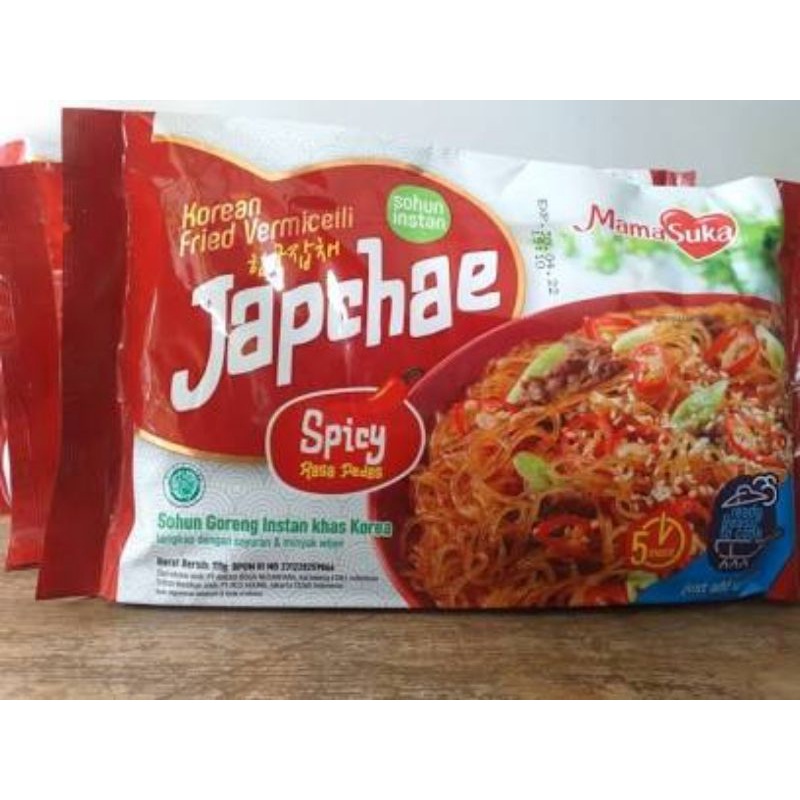 

japchae instan korea mama suka