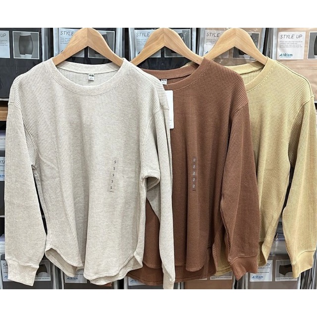 Uniqlo Sweater Waffle Sale Termurah