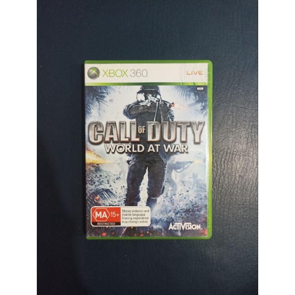 BD Kaset Game XBOX 360 Call of Duty World At War Ori Original