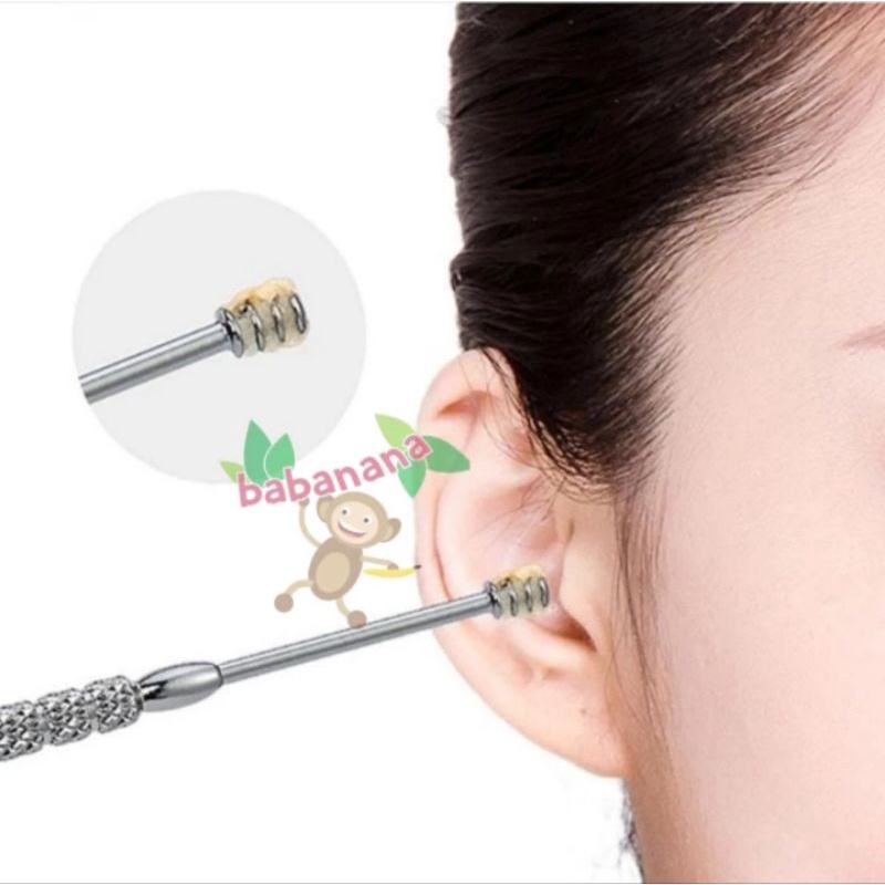 7 in 1 Alat Pembersih Telinga Korek Kuping Ear Wax Picker Kotoran