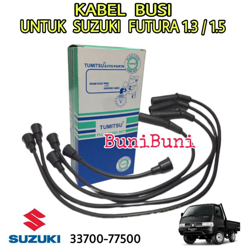 KABEL BUSI Untuk Mobil Suzuki FUTURA 1.3 / 1.5 Carburator - 1 SET