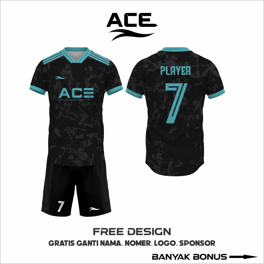 BAJU JERSEY BOLA DESAIN CUSTOM BAHAN DRYFIT PREMIUM