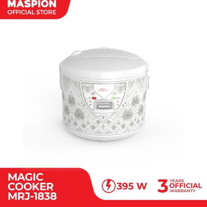 Maspion Magic COM Cooker MRJ - 1838 RICE COOKER 3IN1