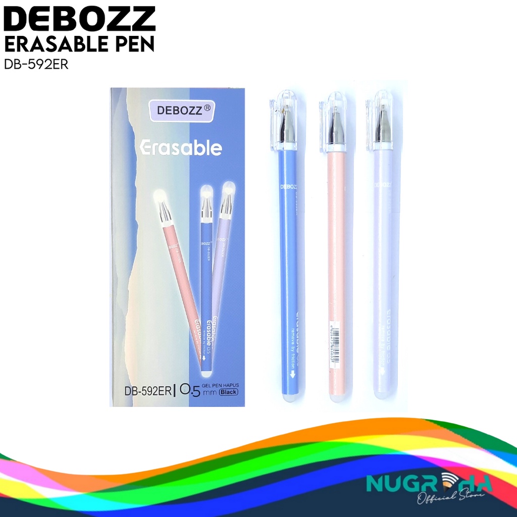 PULPEN BALLPOINT PENA ERASABLE BISA DIHAPUS DEBOZZ DB-592ER