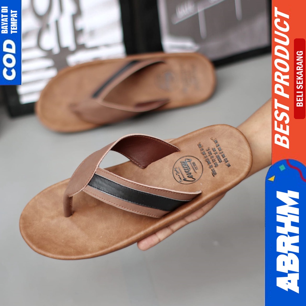 Sandal Kulit Pria Sendal Jepit Pria Original Abraham WALET