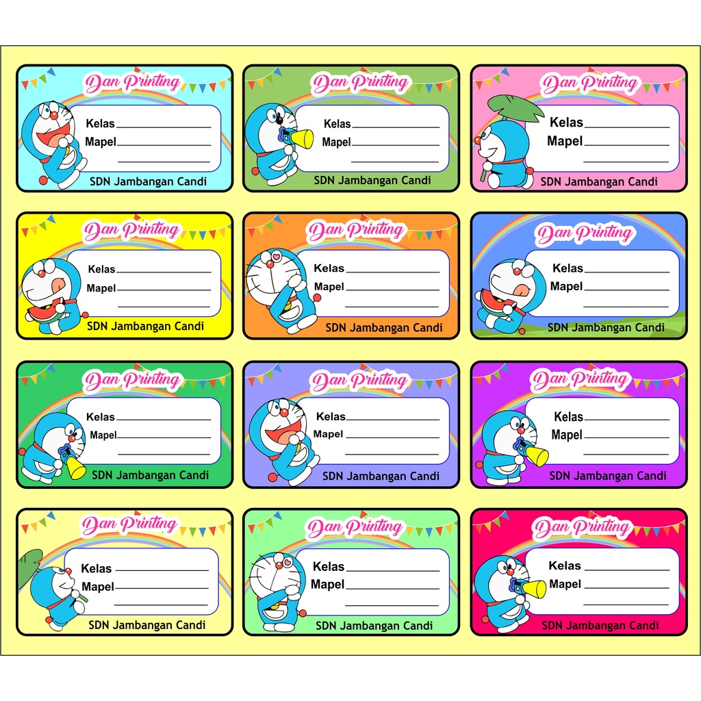 

STICKER/LABEL BUKU PELAJARAN CUSTOM