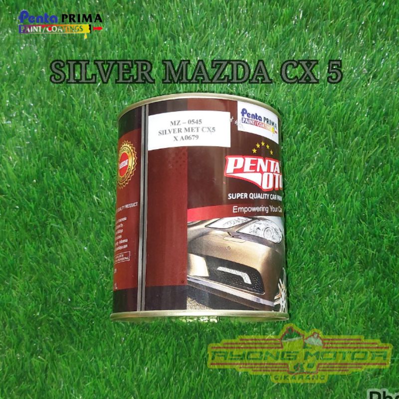 Cat Penta Oto/Cat Duco PU MZ-0545 Silver Met CX5 1Kg Silver Mazda CX5