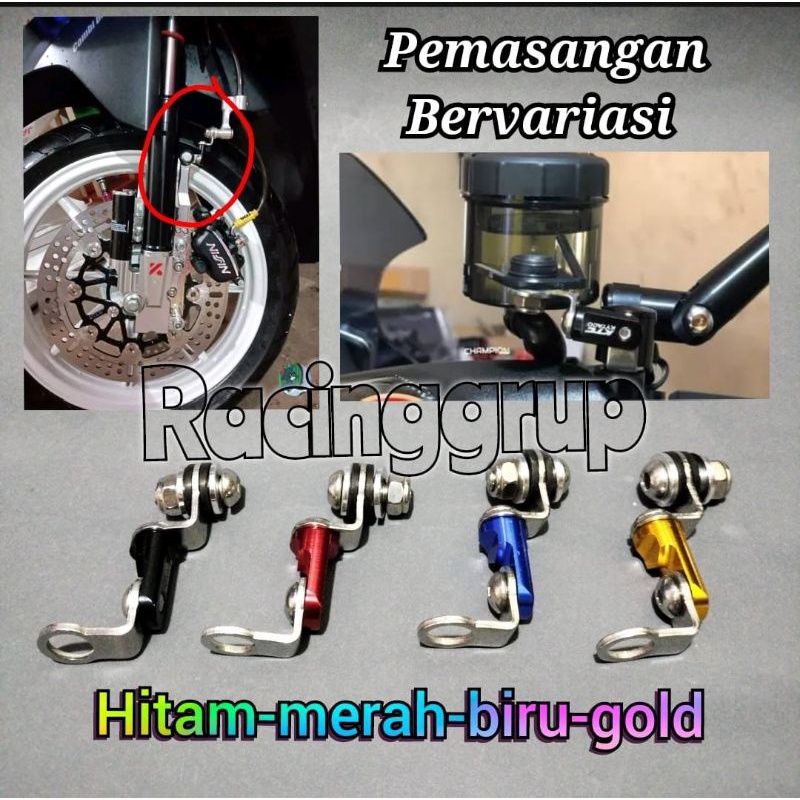 Braket tabung minyak rem depan bracket pegangan tabung master rem ktc vario xninja ng zx25r z250 supra gtr cbr 150 cb150 cbr250rr r15vva r15v3 r25(H86)