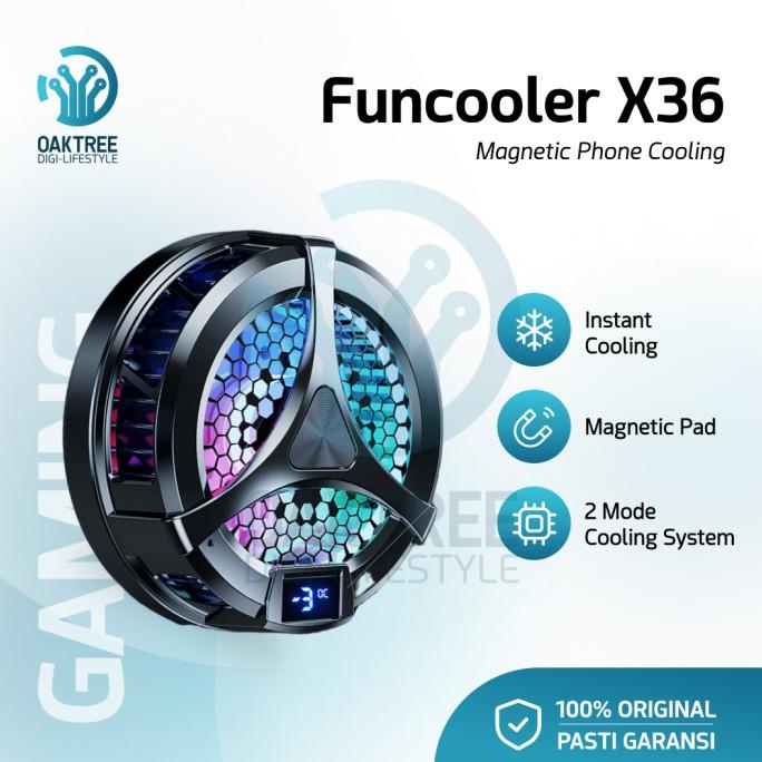 Funcooler X36 Radiator Pendingin HP Magnet Fan Cooler Cooling Fan HP