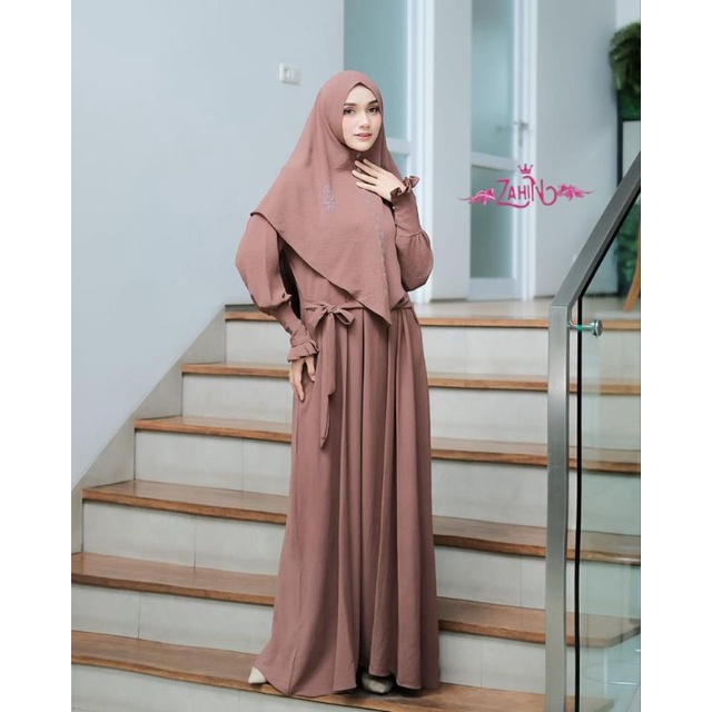 ZAHIN ORI // LIORA SET SYAR'I ZAHIN // GAMIS MUSLIMAH SET KHIMAR