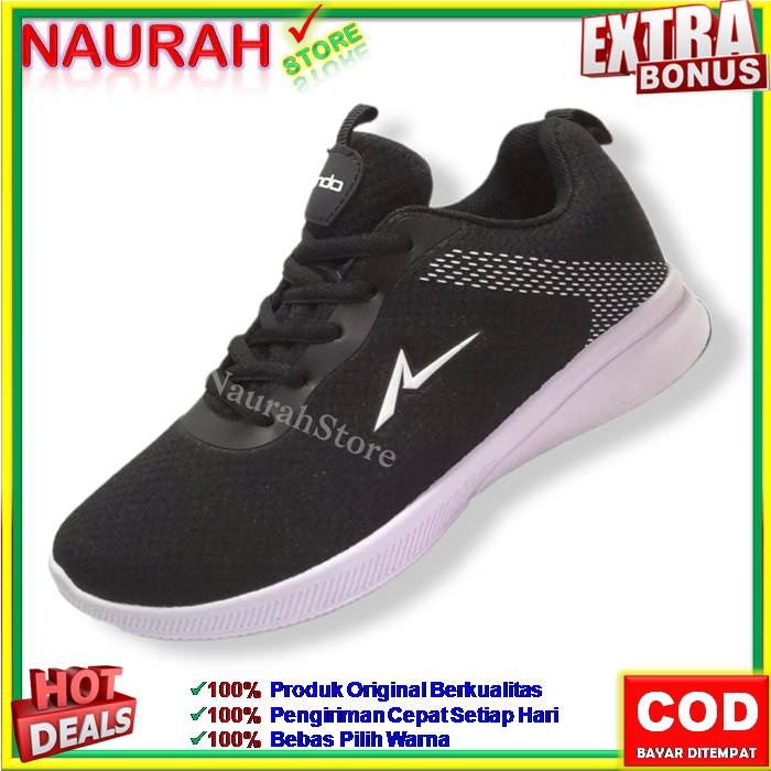 SEPATU ANDO ORIGINAL DELLI LUCIA SNEAKERS UNISEX WANITA PRIA KUALITAS IMPORT SPORTY CASUAL LIMITED EDITION