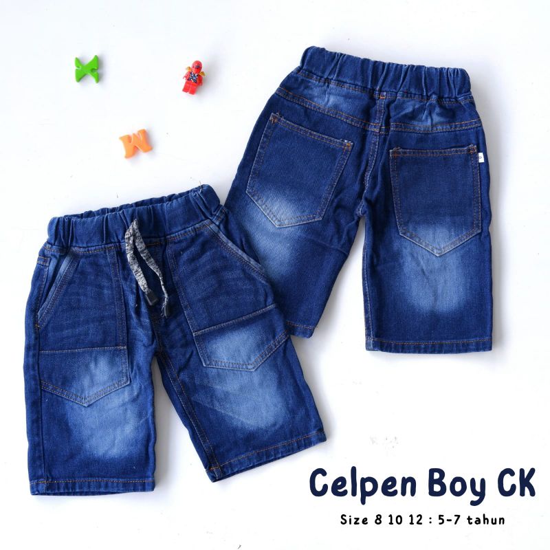 Celana Jeans Pendek Biowash Anak Laki Cowok 2-9 Tahun BOY