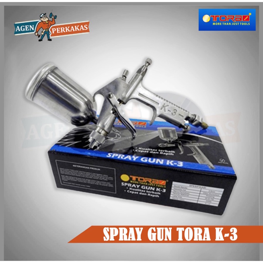 Spray Gun Tabung Atas Sagolaa K3 R3 / Alat Semprot Cat TORA K2 R2