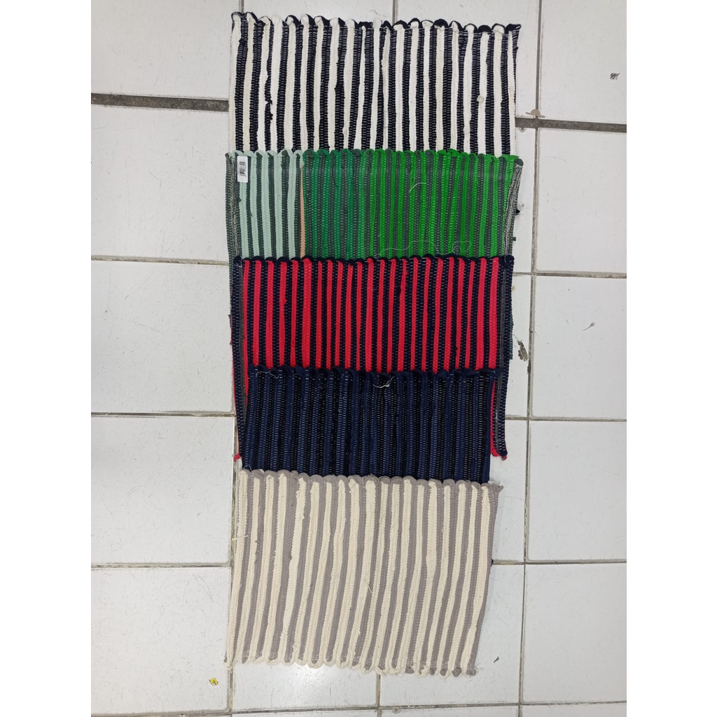 Keset Kaki Pelangi / Keset Kaki Kamar Mandi - Warna Random