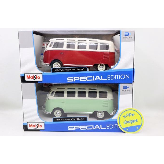 Diecast Maisto Skala 25 Volkswagen Van Samba Diecast VW Original ---MURAH---