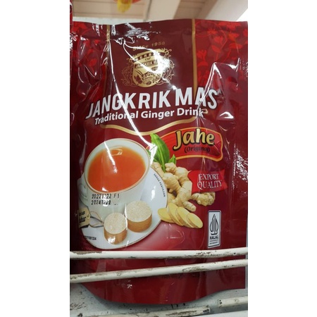 

minuman jahe ginger drink Serbat cap Jangkrik Mas 120 g gr gram