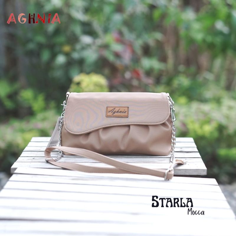 STARLA BAG BY AGHNIA // TAS SELEMPANG TALI RANTAI KOMBI tas anti air