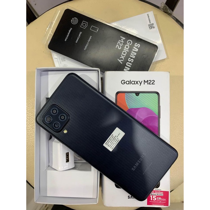 Samsung Galaxy M22 6GB/128GB SECOND FULLSET ORIGINAL ISTIMEWA