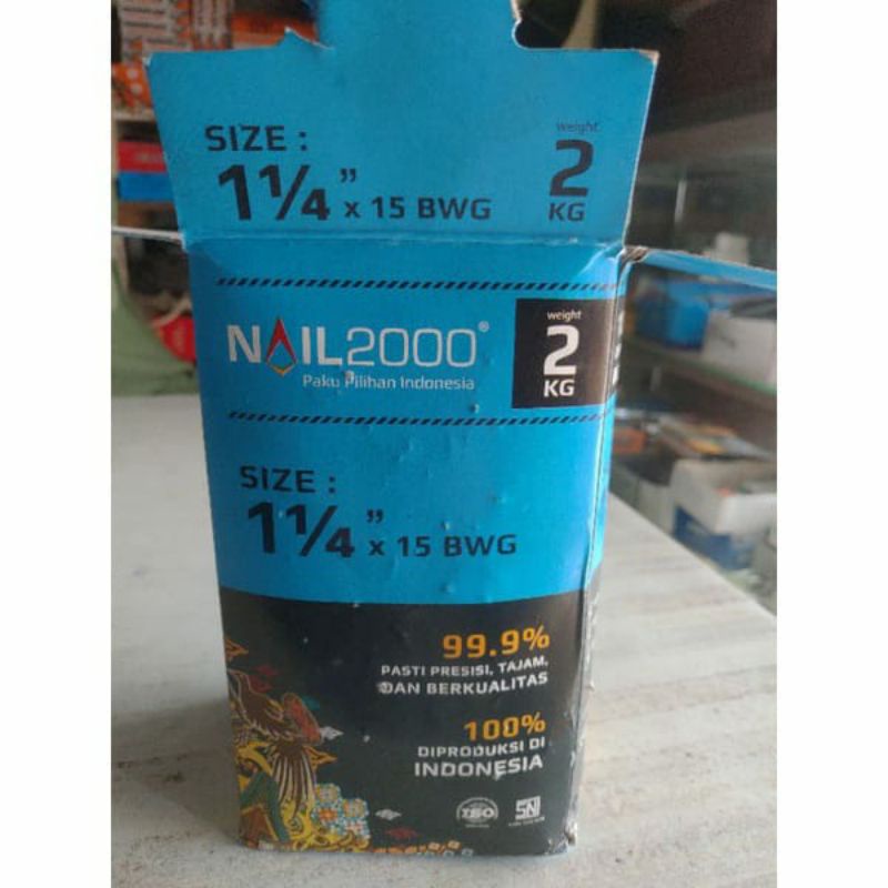 PAKU NAIL 2000 CSB GRC / PAKU KAYU TRIPLEK / PAKU KECIL / PAKU NAIL 2000 3/4" 1" 1 1/4"