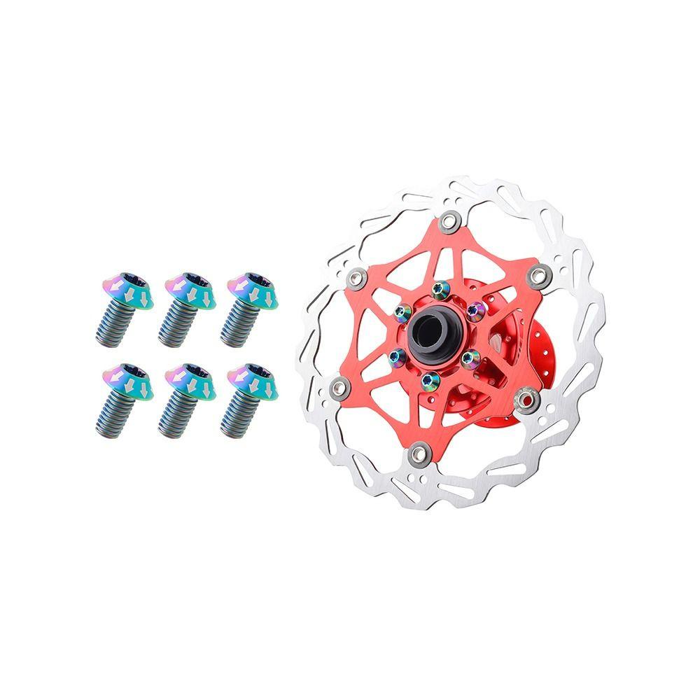 Agustina Sekrup Titanium Bersepeda Bagian Titanium Alloy Sepeda Rem Disc Screw MTB Sepeda T25 Torx Rotor Baut