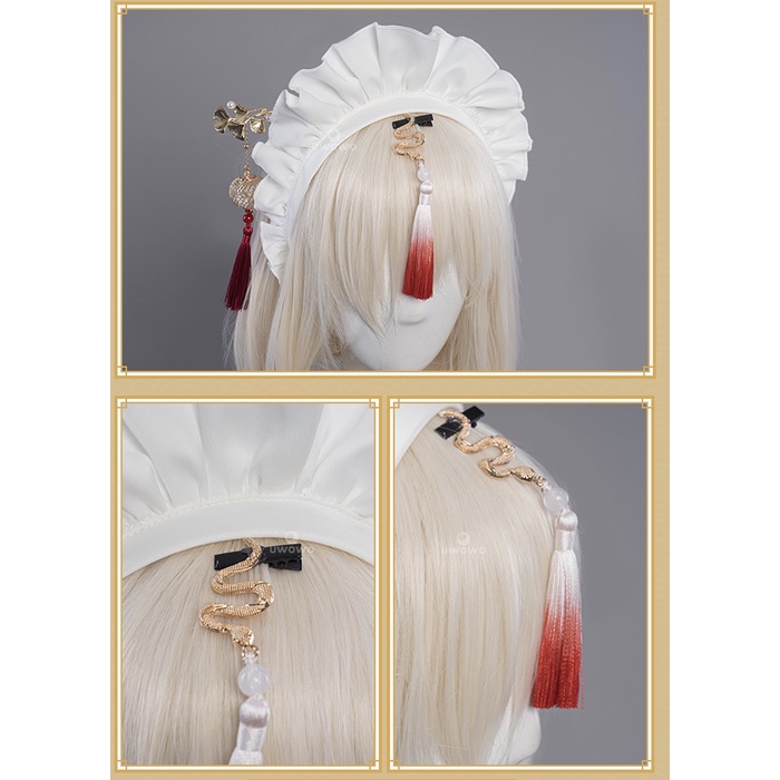 UWOWO Maid Ningguang Cosplay Game Genshin Impact Cosplay Fanart: Ningguang Maid Costume Sexy Ver. Cosplay Costume