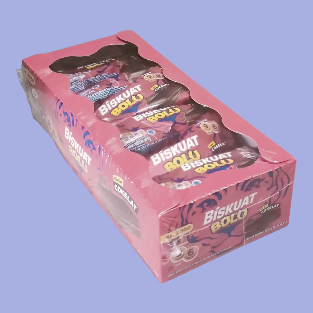 

Biskuat Bolu Coklat Biscuit 16gr [12 pcs/box]