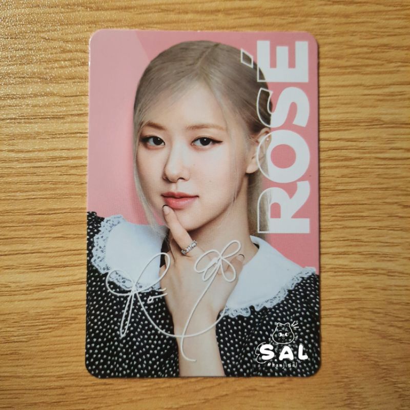 PC Photocard Oreo x Blackpink Rose 04