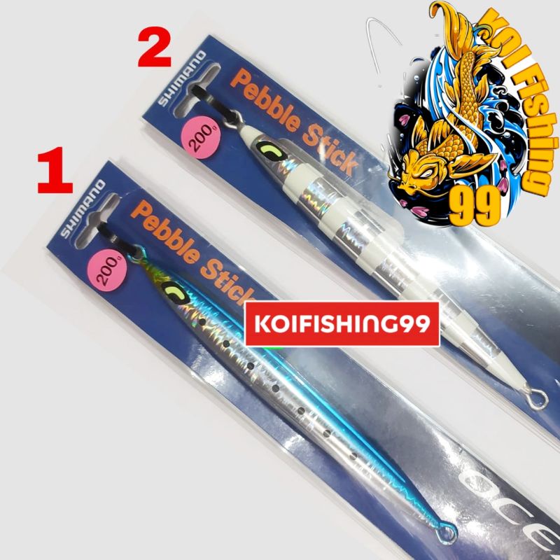 UMPAN METAL JIG SHIMANO PEBBLE STICK 200GRAM