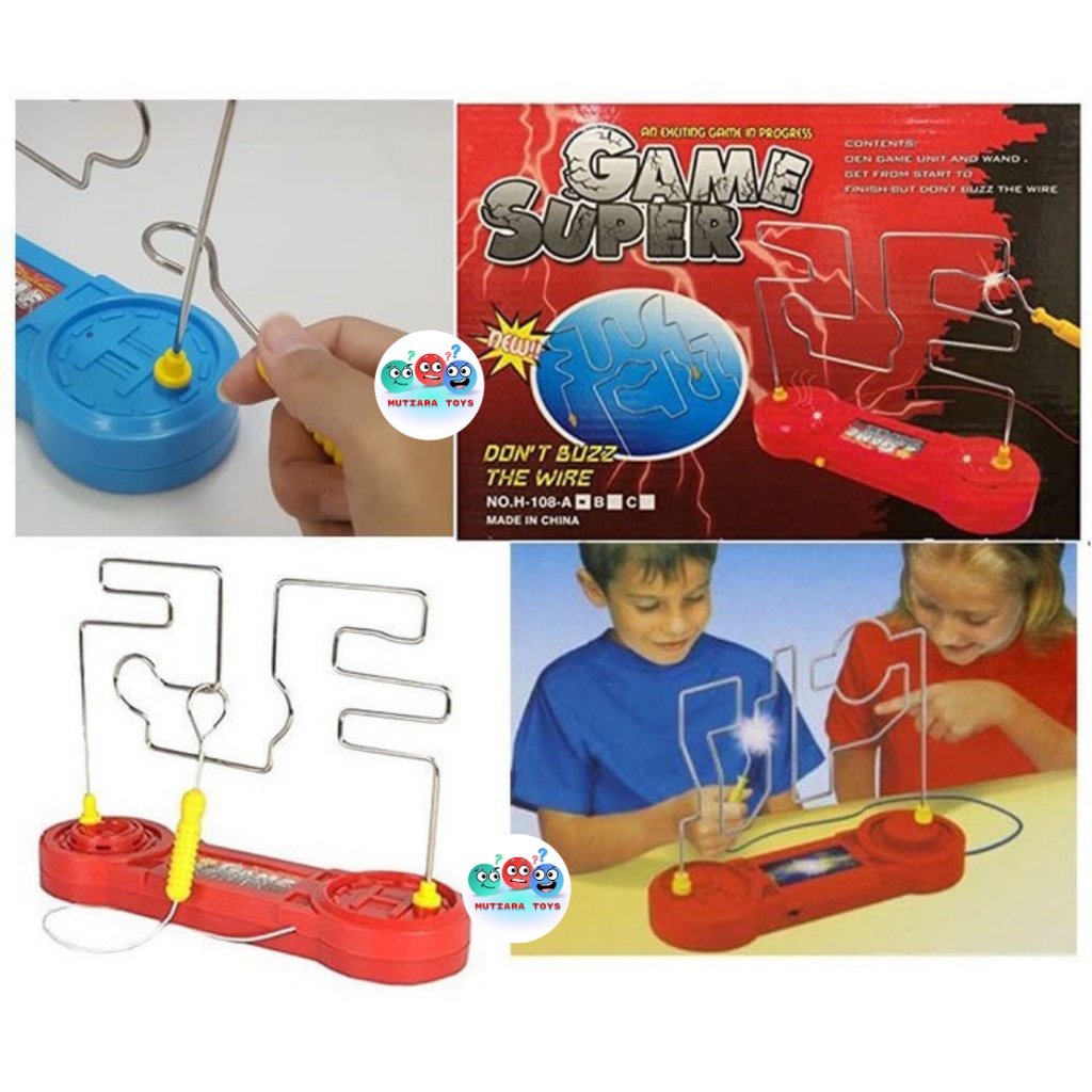 MUTIARATOYS Mainan Game Super Buzz Wire No.108B