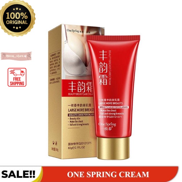 [MS] ONE SPRING BREAST CREAM / PEMBESAR PAYUDARA AMAN DAN ORIGINAL