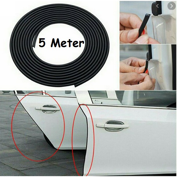 Karet Lis List Pengaman Pelindung Pintu Mobil 5m Door Guard Peredam