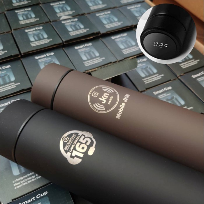 [Termos] Custom Tumbler Suhu Led Display + Grafir Nama / Logo Termurah (Grosir) [Stok]